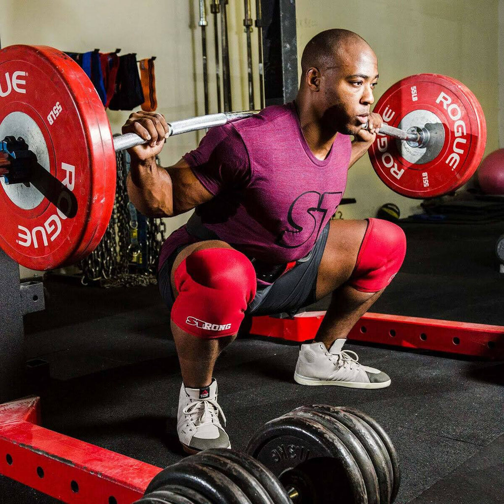 Red Knee Sleeves E5173