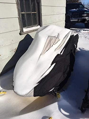Snowmobile Cover with Built-in Securing Straps P411