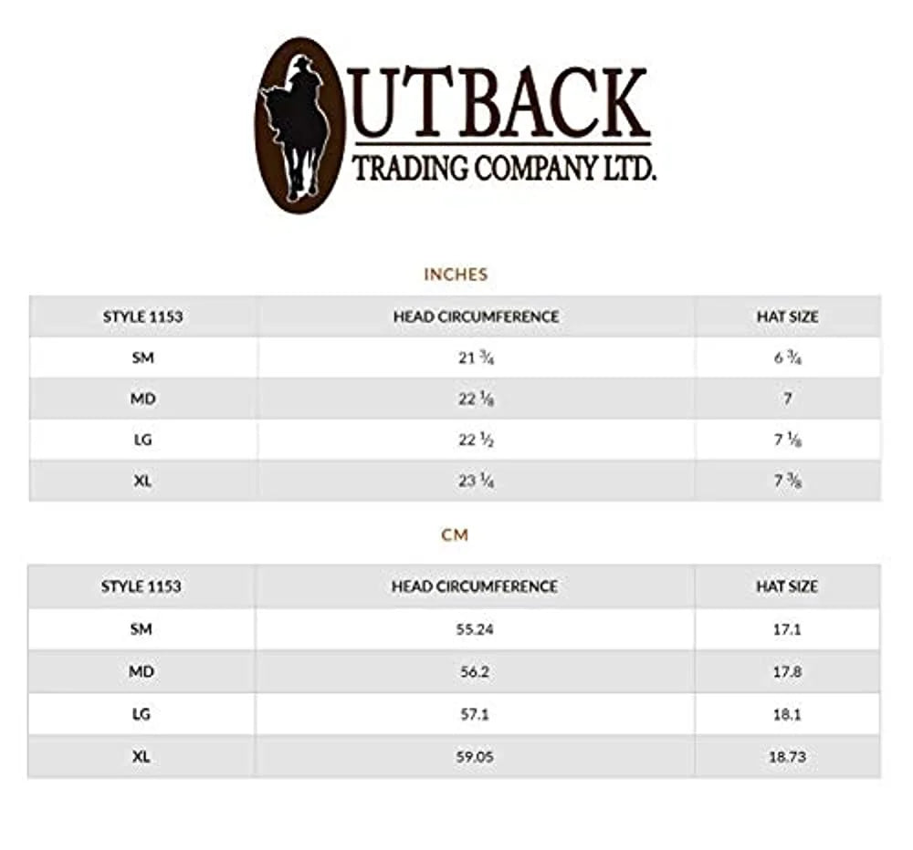 Outback Trading Hat Mens Forbes Australian Wool Water-Repellent 1153 H8776