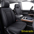 Black & Red Water Proof Faux Leather Seat Covers U7481