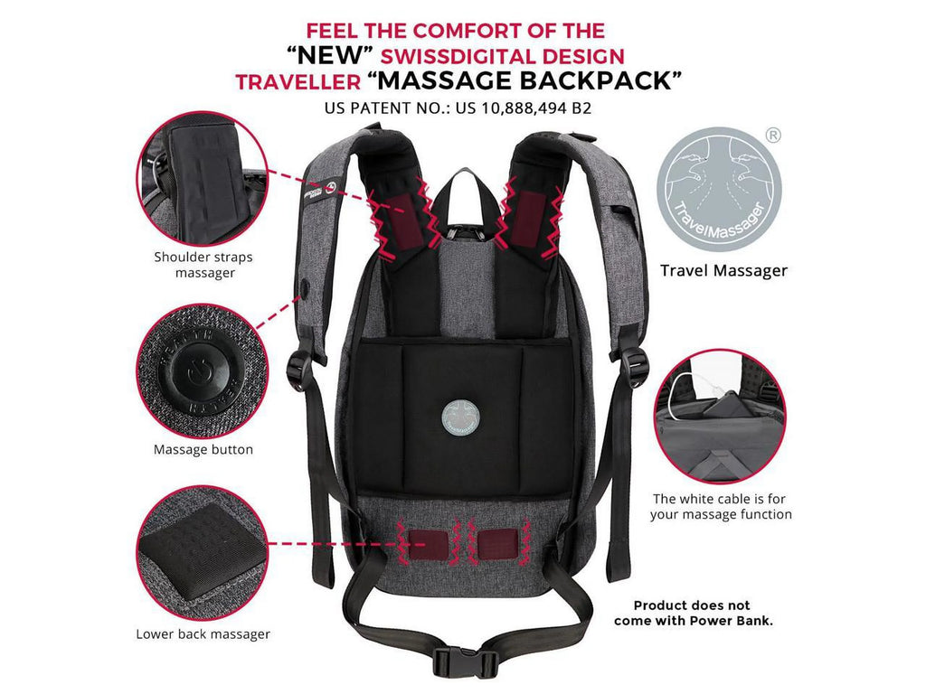 Gray Backpack for 15.6" to 16" Notebook T303