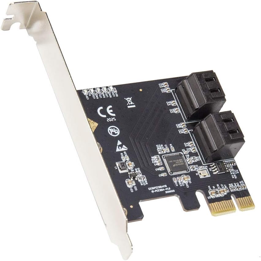 6 Port SATA III to PCIe 3.0 x1 Non-RAID Expansion Card F60480