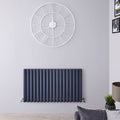 Anthracite Horizontal Hot Water Radiator V664459