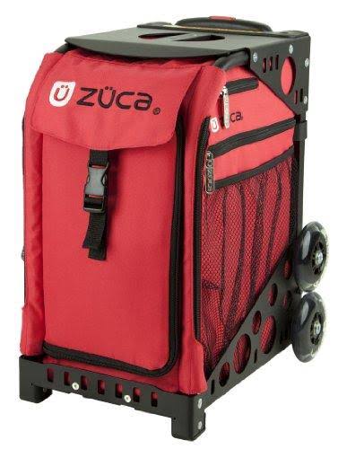 Red Sport Insert Bag with Black Non-Flashing-Wheels L285780