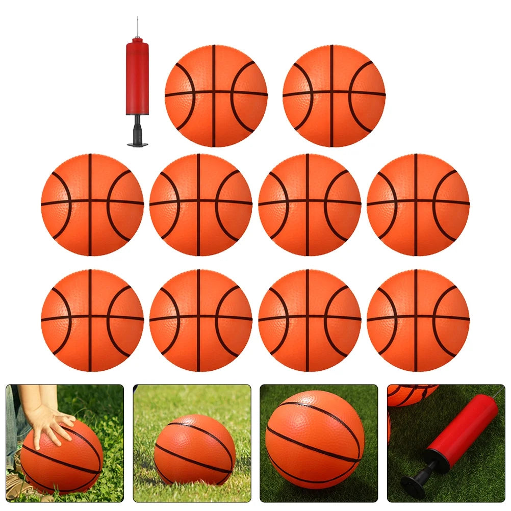 Mini Basketballs Inflatable Rubber Beach Ball Set A106861