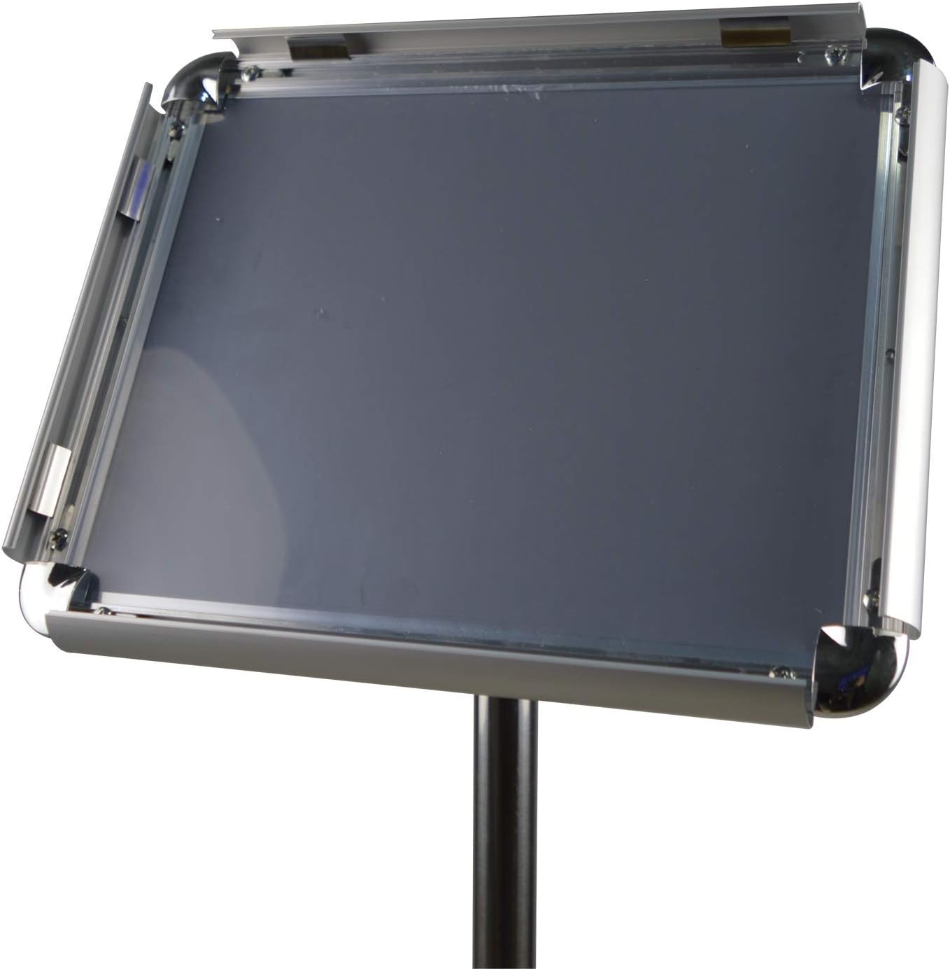 2 Pack Aluminum Sign Stand with Heavy Round Base O4063