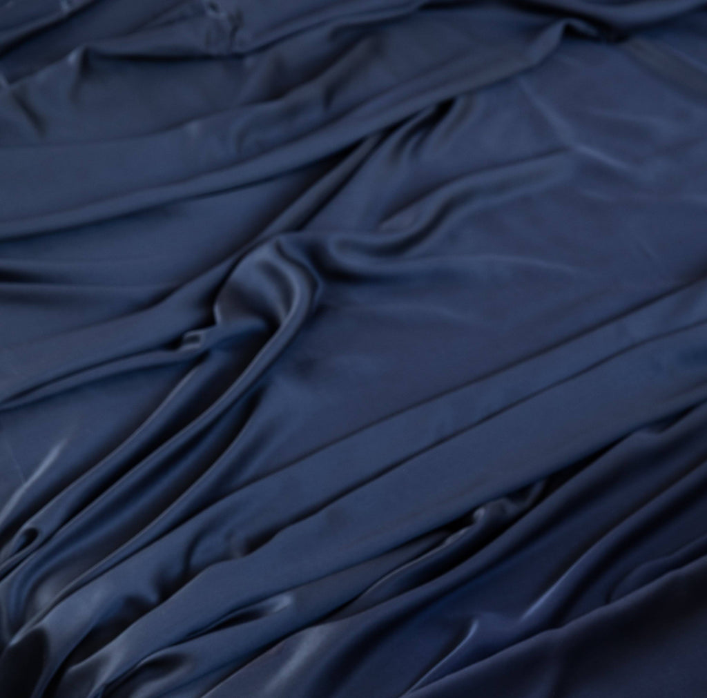 Starlight Blue Stripes Fitted Sheet D296