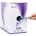 Cat6 Riser 1000ft Bulk Ethernet LAN Cable 550Mhz 23AWG UTP Green C6090