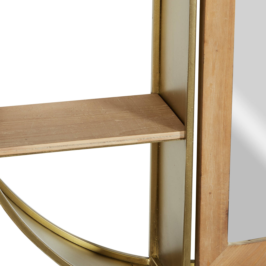 Gold Metal Wall Shelf B99690