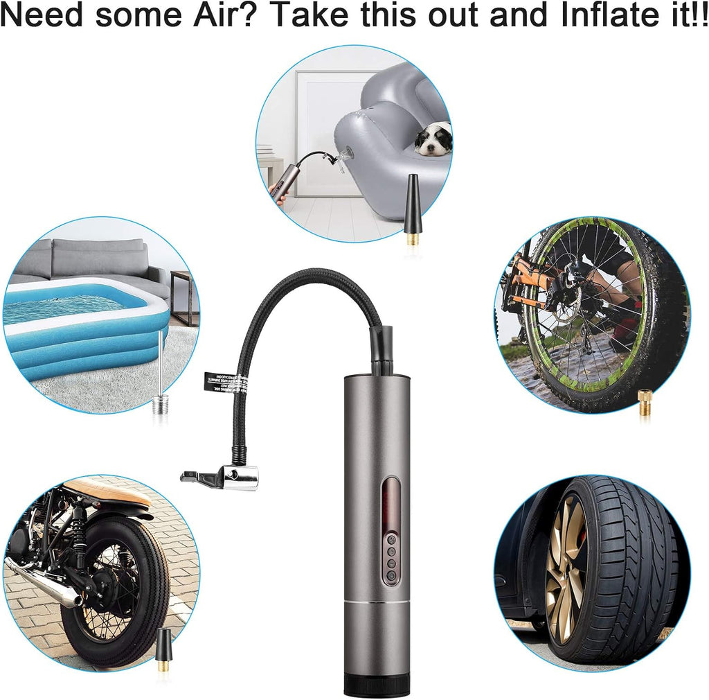 6600mAh Cordless Tire Inflator Air Compressor Pack of 2 E58098