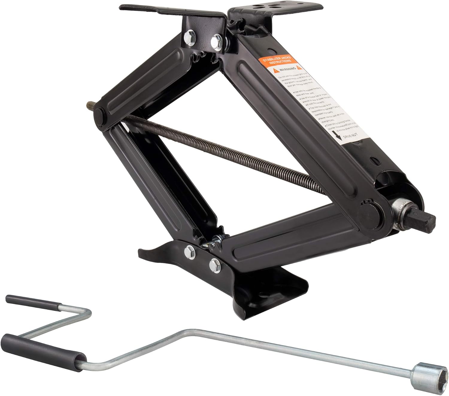 Set of 4 5000 lb 30" RV Trailer Stabilizer Leveling Scissor Jacks F4884