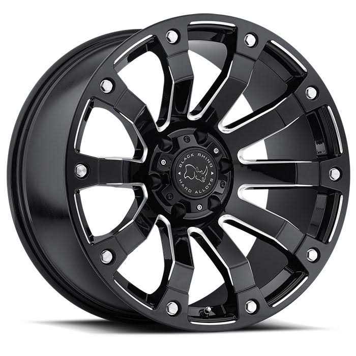 20x9 5x150 +12mm Black/Milled Wheel Rim O8102