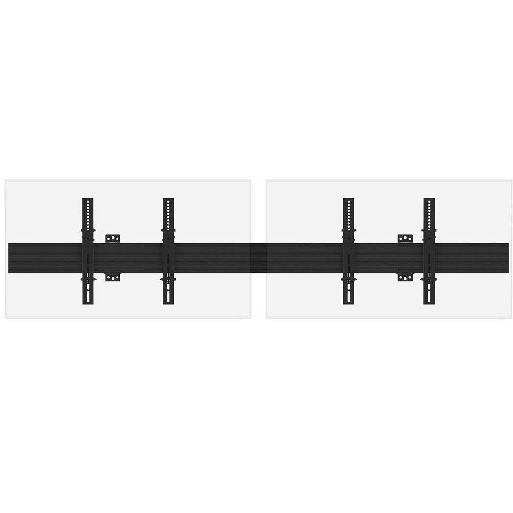 2x1 Menu Board Wall Mount for Screens Between 32in to 65in, Max Weight 66 lbs, VESA Patterns Up to 600x400 X166811
