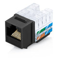 50-Pack White Cat6/5e Keystone Jack M456