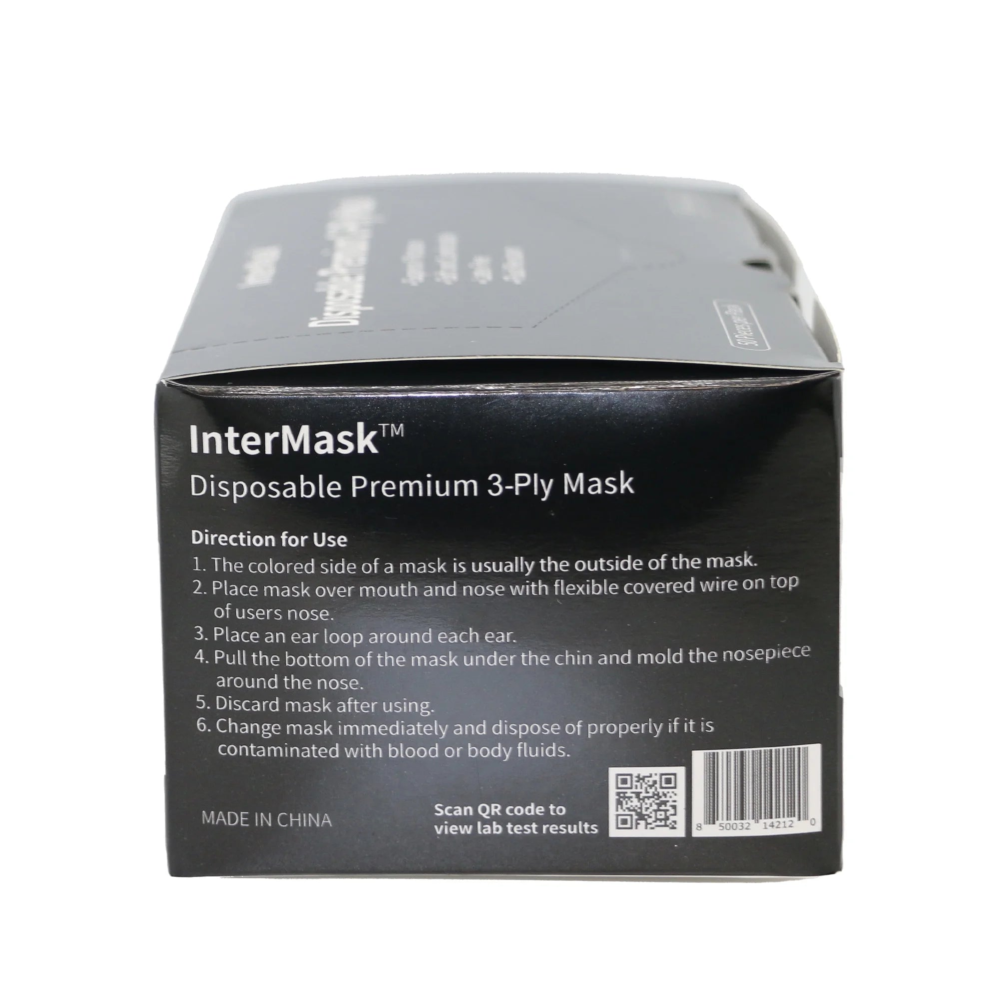 Black 3-Ply ASTM Level 3 Mask, Case of 2000 B271