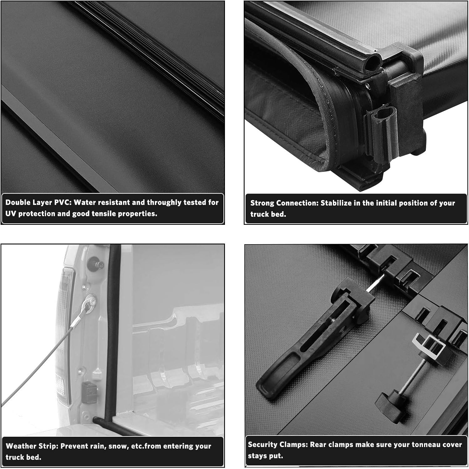 Soft Quad Fold Truck Bed Tonneau Cover I49028