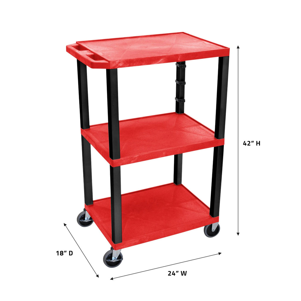 Tuffy Cart 3 Shelves Black N92150