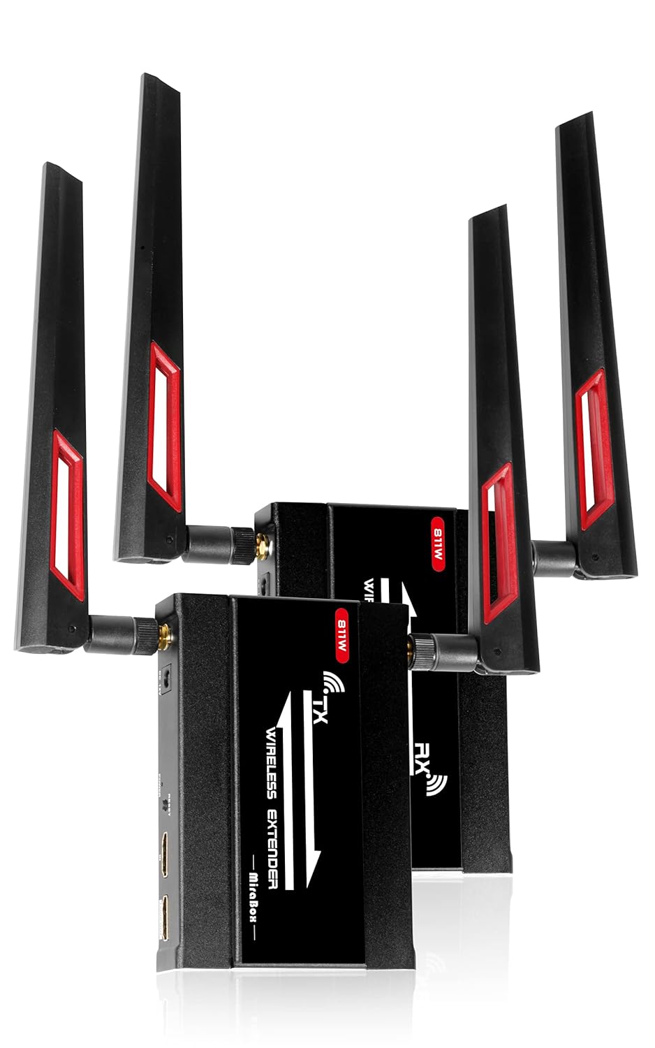 HDMI USB KVM Extender, 80m 1080P@60Hz Over Rj45 Cat5e Cat6, USB2.0 * 2, Transmitter and Receiver J6600