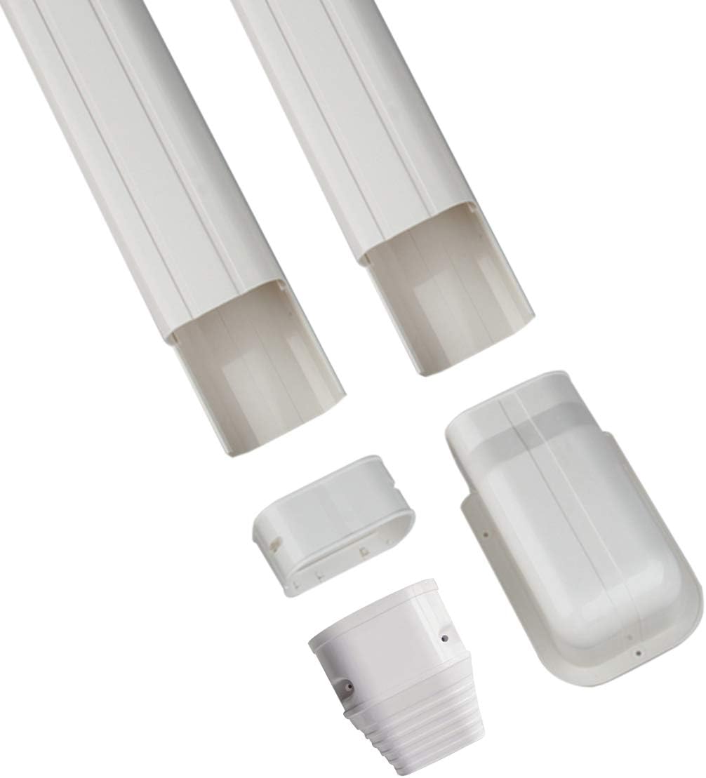 3'' W x 7.5ft L PVC Line Set Cover Kit, Pack of 2 L42937