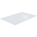 Clear Rectangular Polycarbonate Chair Mat for Carpets G698484