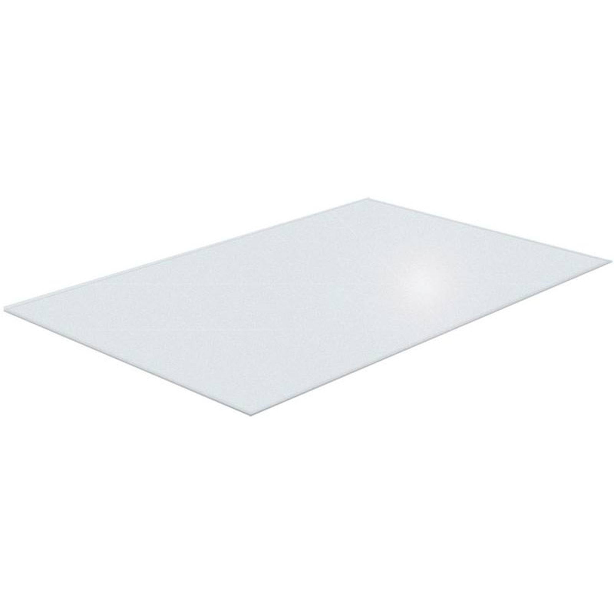 Clear Rectangular Polycarbonate Chair Mat for Carpets G698484
