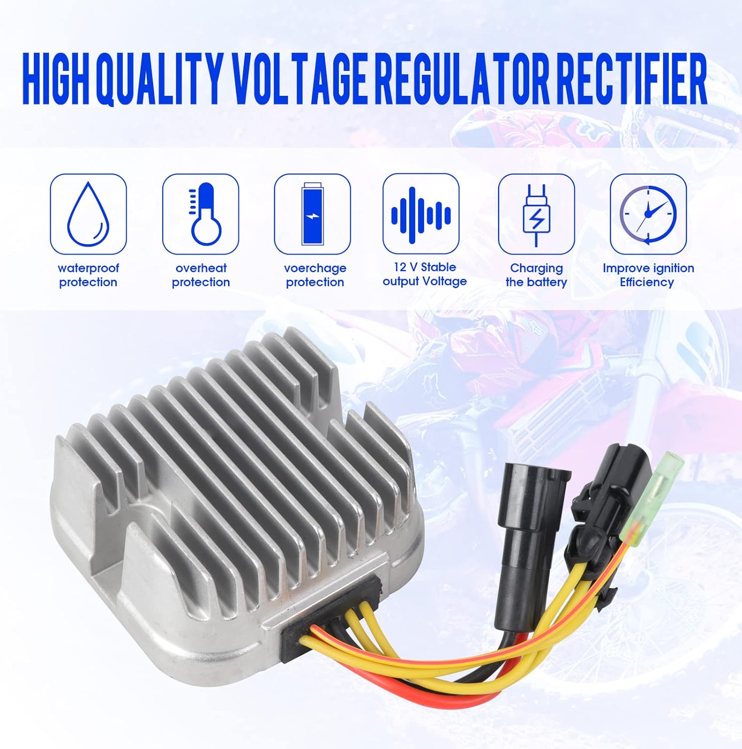 Voltage Regulator Rectifier Pack of 2 L714155