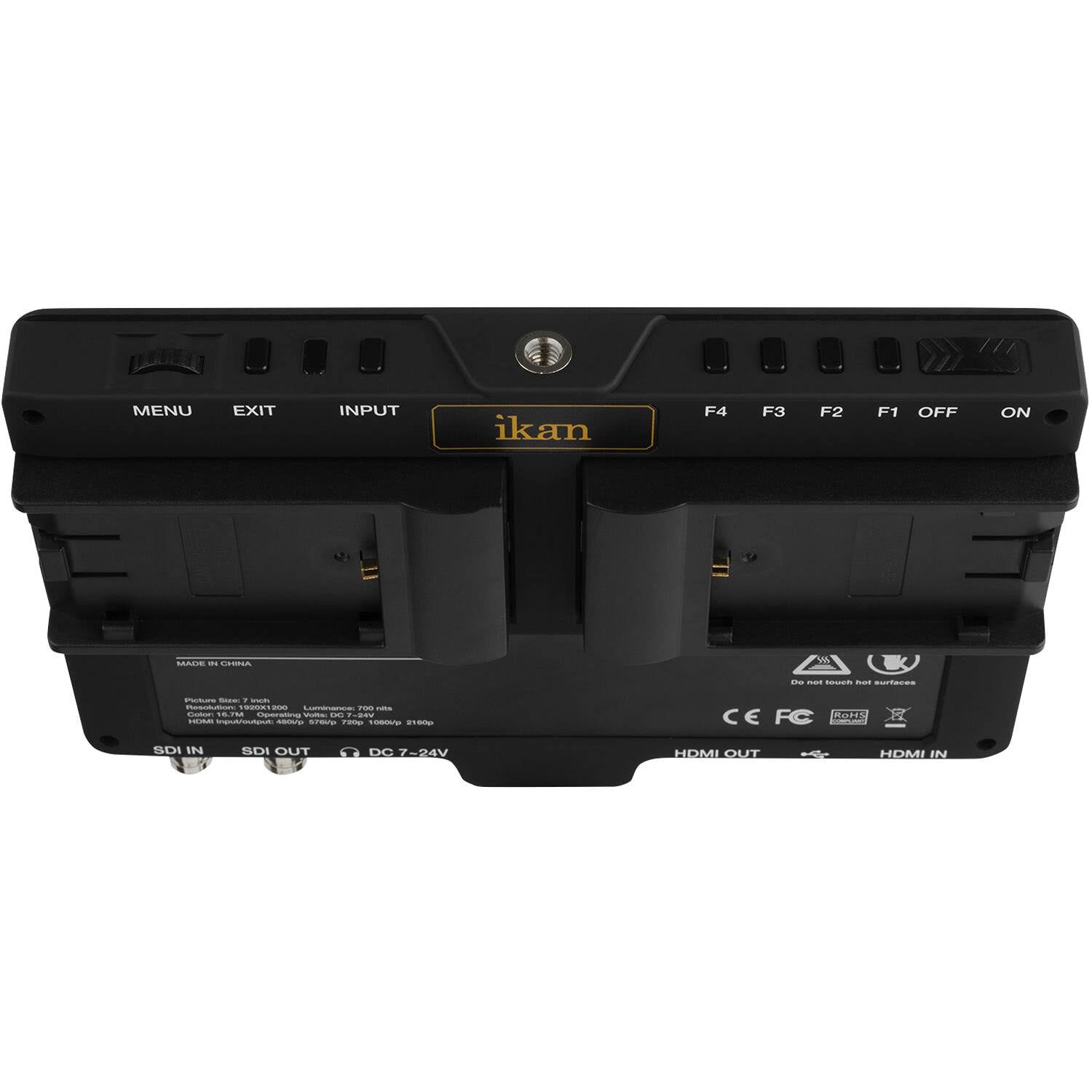 7-Inch 4K HDMI/3G-SDI On-Camera Monitor W3394