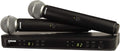 Dual Channel Wireless Microphone System with 2 Handheld Vocal Mics D907927
