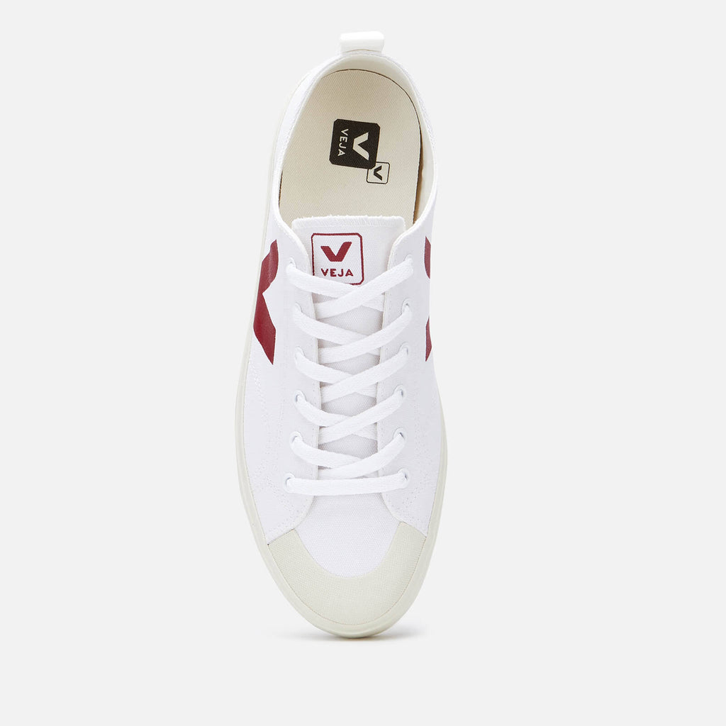 White Canvas Shoes U80361
