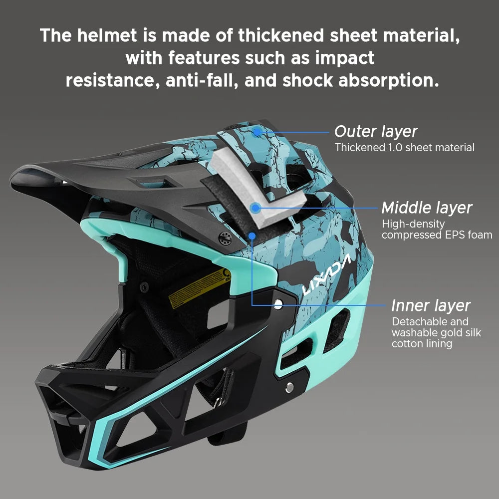 Mtb Helmet with Visor D49010