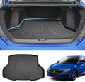 Trunk Mat for Honda Civic Sedan 2016-2021 All Weather TPO Rear Cargo Liner Pack of 2 S292528