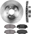 Premium OE 5 Lug Brake Disc Rotors + Ceramic Brake Pads A2963