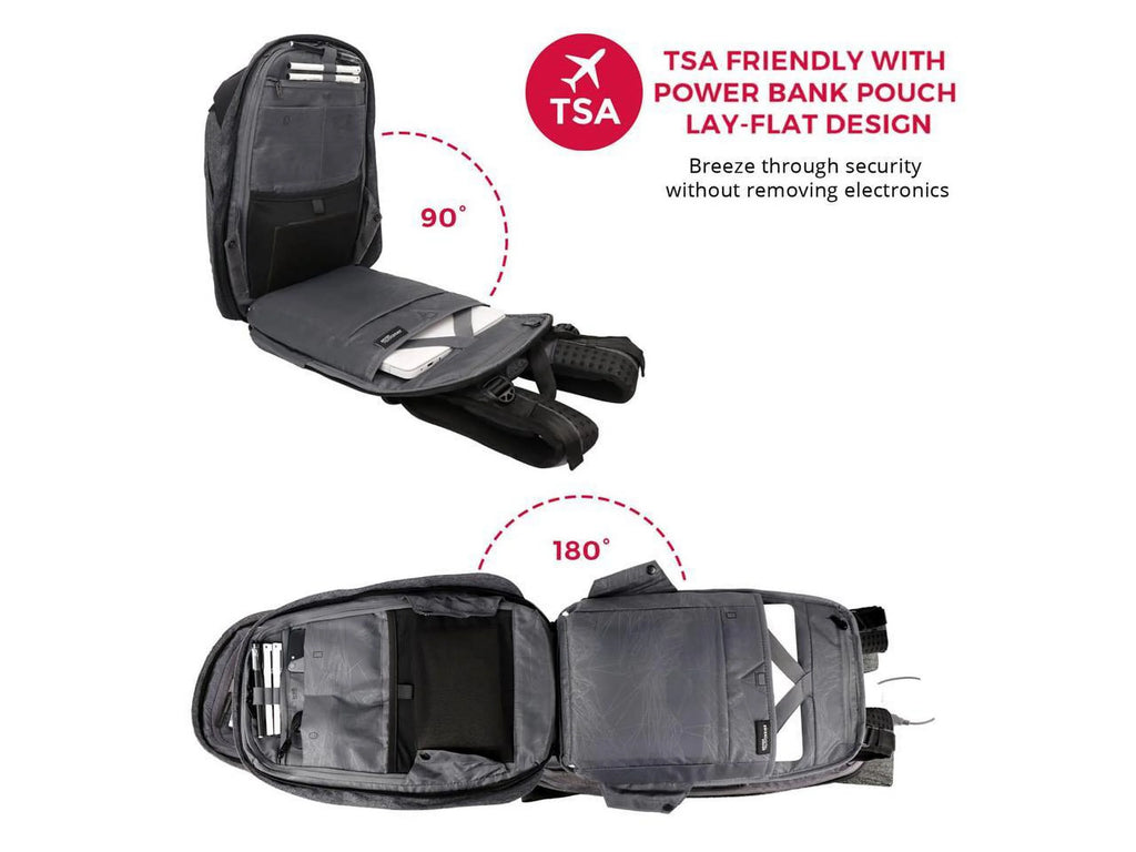 Gray Backpack for 15.6" to 16" Notebook T303