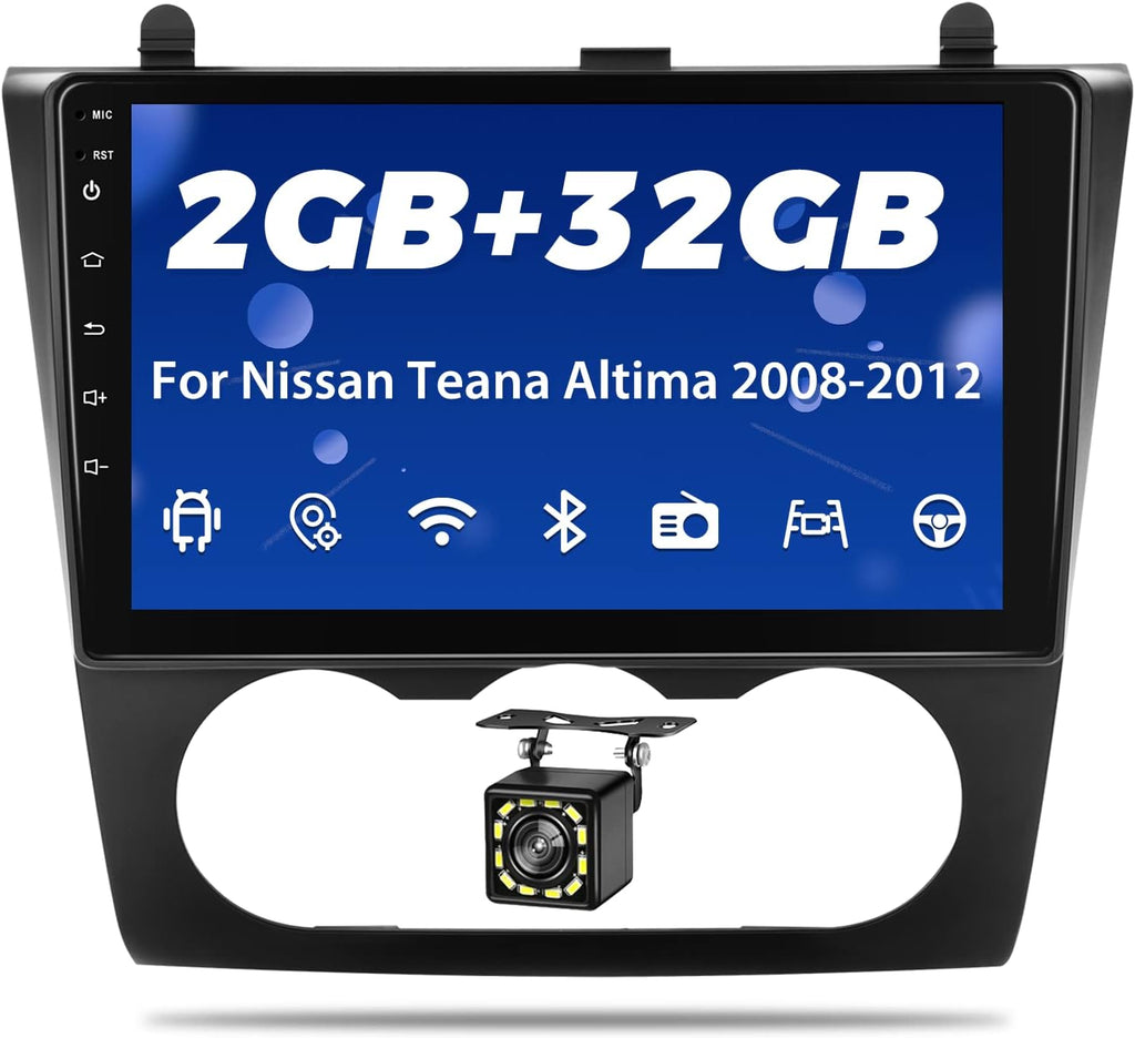 9 Inch Android Car Stereo with Navigation WiFi Bluetooth Backup Camera R70927