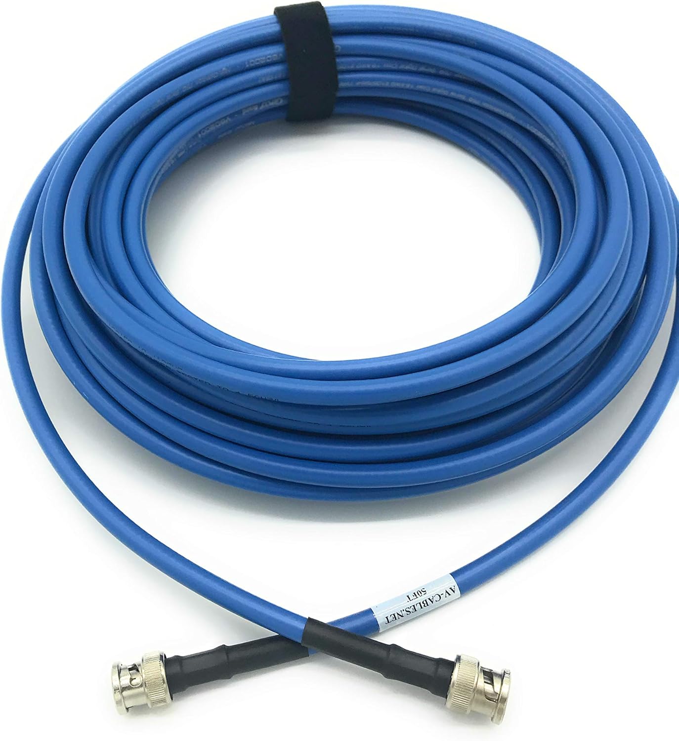 50ft HD SDI BNC RG6 Cable Blue Pack of 2 D167608