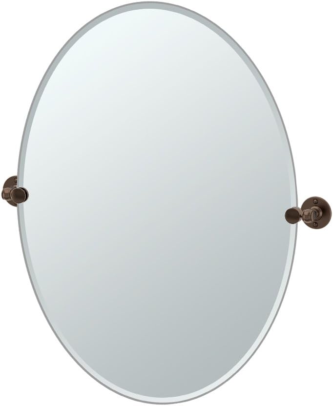 Cafe Framed Oval Mirror A599420