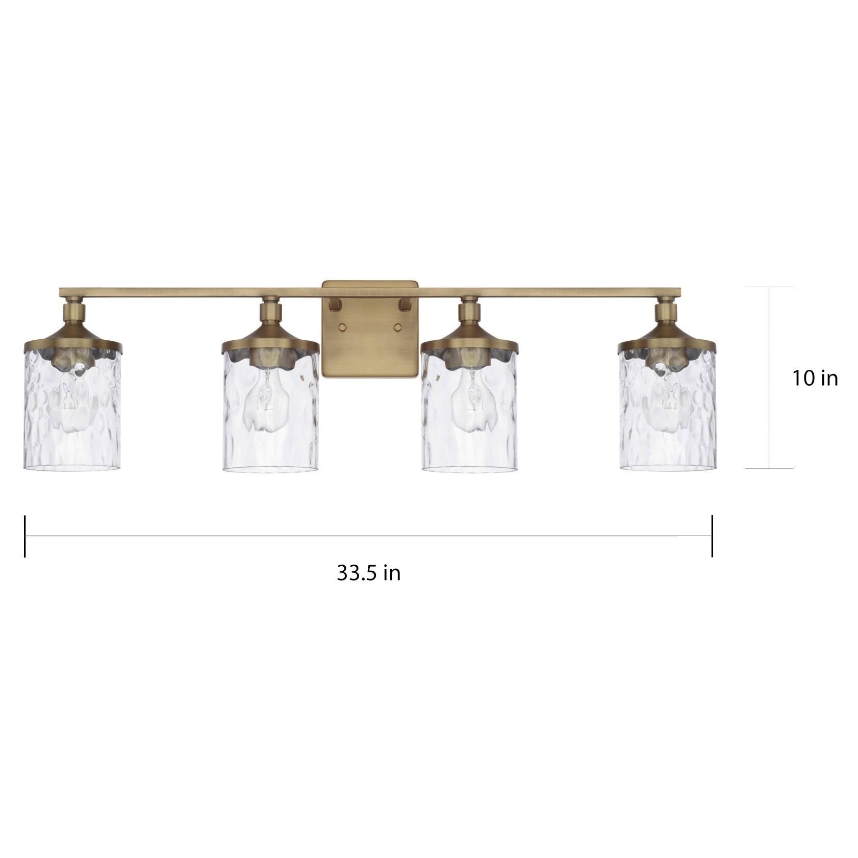 Bronze 4 Light Vanity W914876
