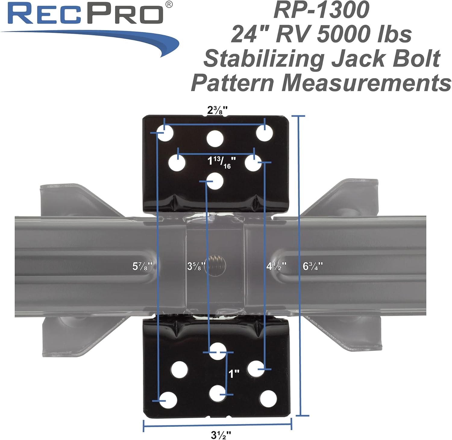 Set of 4 5000 lb 30" RV Trailer Stabilizer Leveling Scissor Jacks F4884