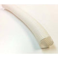 White Polyethylene Split Wire Loom Tubing 50 Feet Q7698