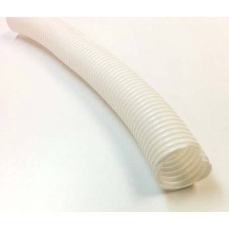 White Polyethylene Split Wire Loom Tubing 50 Feet Q7698