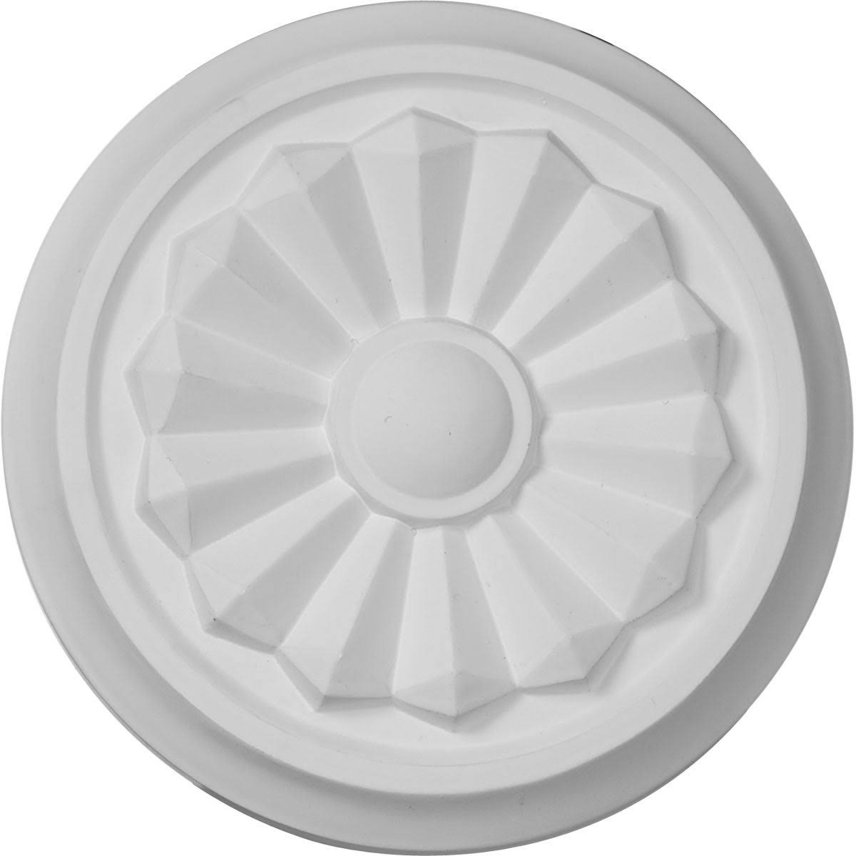 7 7/8 inch x 1 1/8 inch Ceiling Medallion Hand-Painted Flash Blue W168336