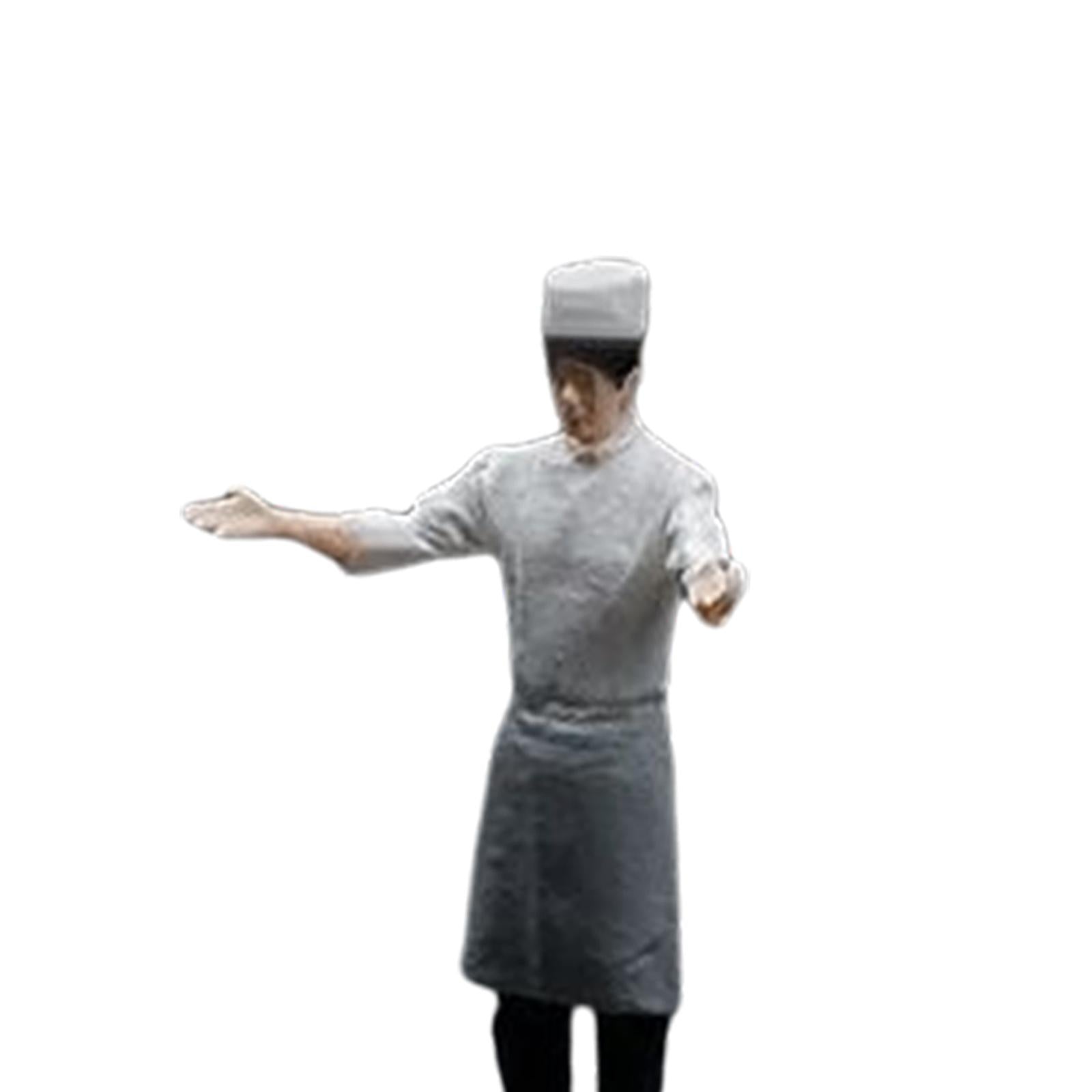 BBQ Chef Painted Miniature Figure W946539