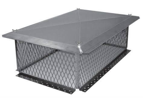 13x22x28x22 Stainless Multi-Flue Knock Down Cap E867