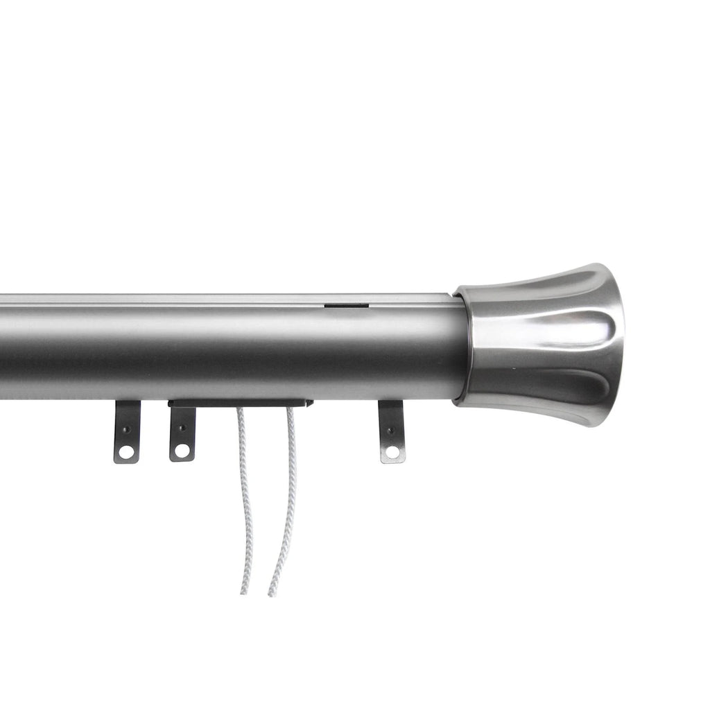 Satin Nickel Decorative Traverse Rod Q78290