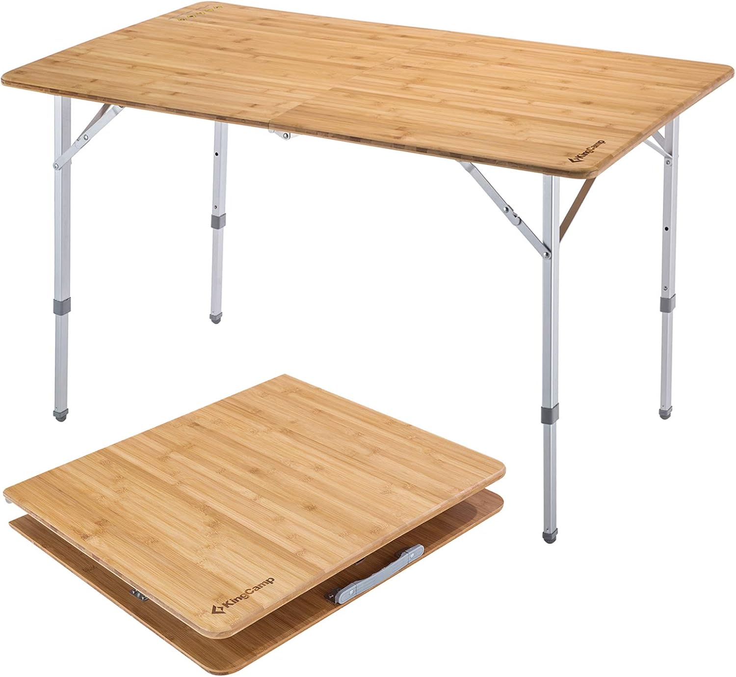 Bamboo Oversize Portable Folding Table for Camping S2848