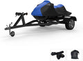 Blue/Black Jet Ski Cover with Trailer Straps and Storage Bag C416