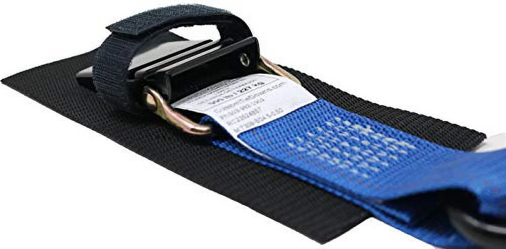 2 Pack 2 Inch x 4.5 Foot Quick Release Tie-Down with Hook and Loop Security Strap L704304