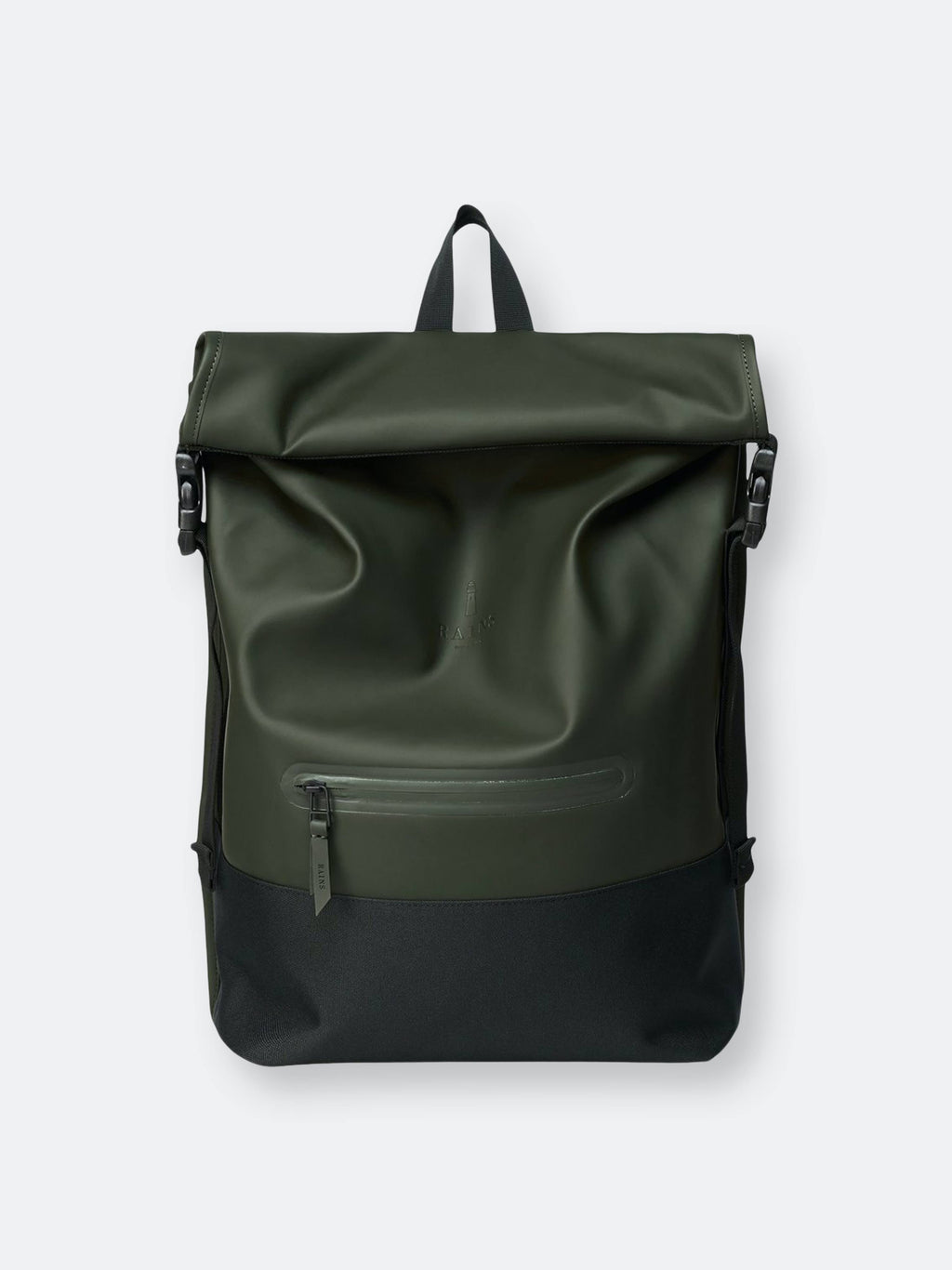 Green Buckle Rolltop Rucksack O470731