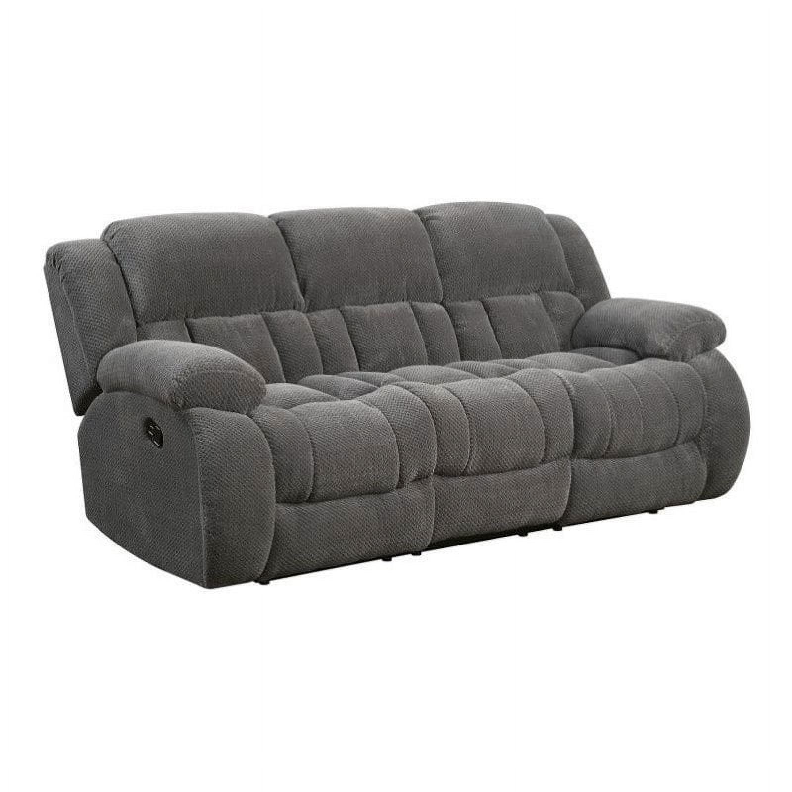 Gray 2 Piece Recliner Sofa Set Q516