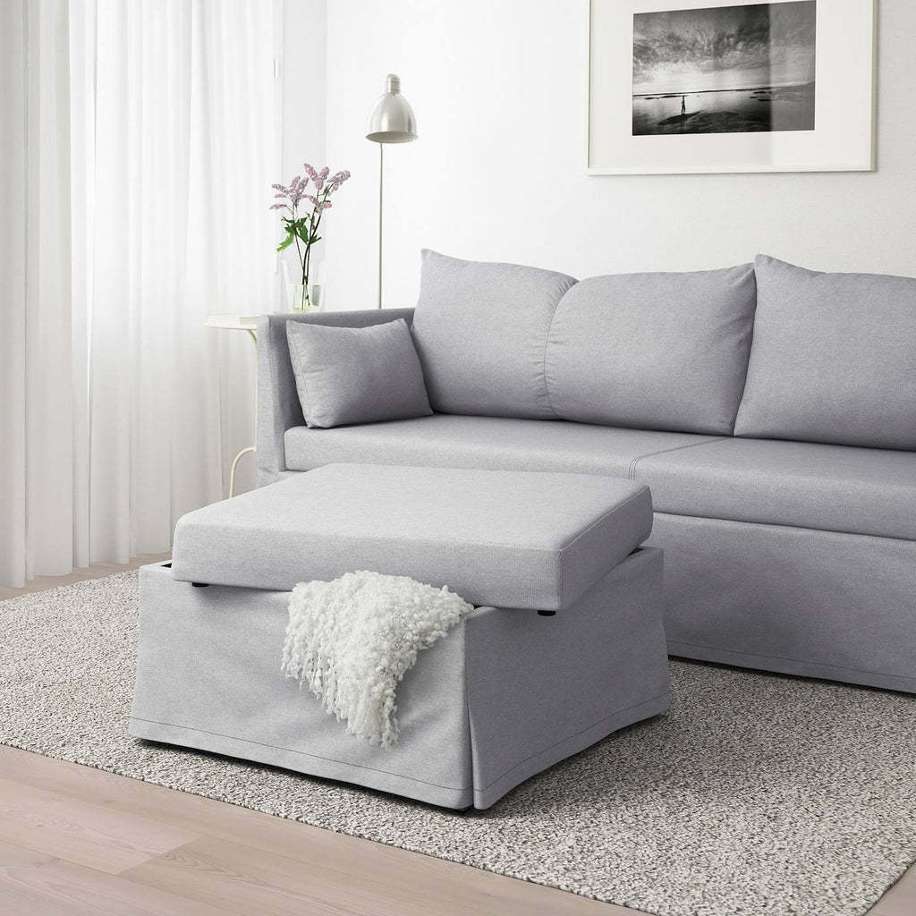 Sleeper Sectional, 3-seat, Light Gray C82198